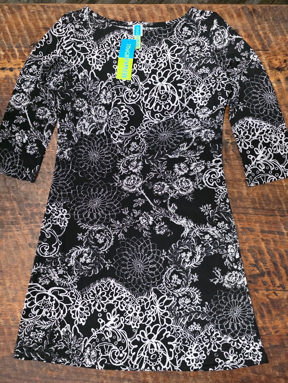 Womens Floral and Lace Dress